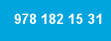 978 182 15 31 978 182 15 31
